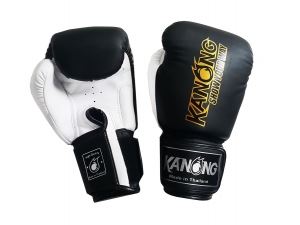 Kanong Muay Thai Boxing Gloves : Black