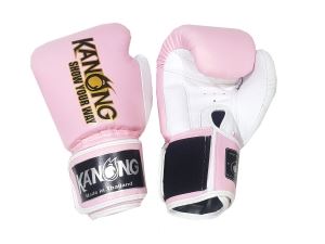 Kanong Muay Thai Gloves Kickboxing Glove : Baby Pink
