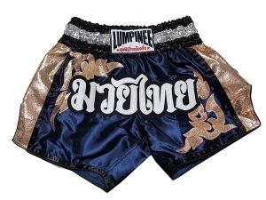 Lumpinee Muay Thai Shorts : LUM-043-Navy