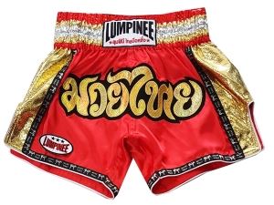 Lumpinee Muay Thai Shorts : LUM-045-Red