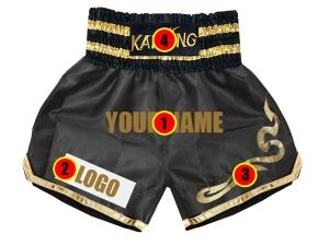 Personalized Red Boxing Shorts - Custom Boxing Trunks : KNBSH-018