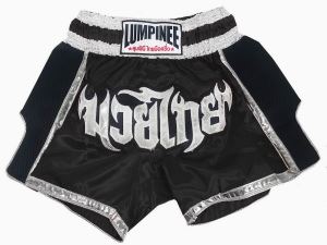 Lumpinee Muay Thai Shorts : LUM-023-Black