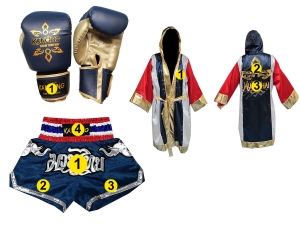 Personalize Custom Boxing Gloves with Muay Thai Shorts and Fight Robe