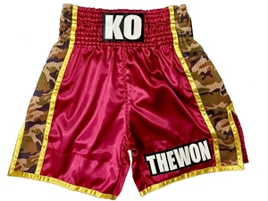 Design Boxing Shorts with Name : KNBXCUST-2066