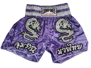 Lumpinee Muay Thai Shorts : LUM-038-Purple Lumpinee Muay Thai Shorts : LUM-038-Purple