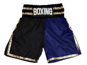 Customize Boxing Shorts : KNBSH-039-Black-Navy