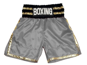 Customize Boxing Shorts : KNBSH-039-Grey