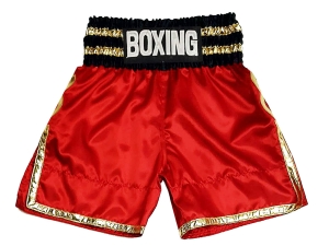 Customize Boxing Shorts : KNBSH-039-Red