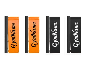 Custom Logo Muay Thai Boxing Ring Turnbuckle Corner Wraps (Set of 4) : Orange/Black