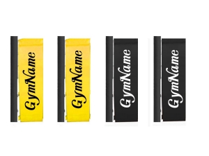 Custom Logo Muay Thai Boxing Ring Turnbuckle Corner Wraps (Set of 4) : Yellow/Black