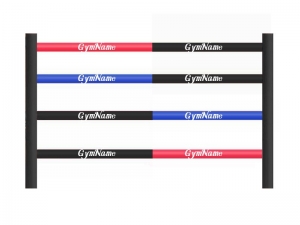 Custom Logo Boxing Ring Rope Covers 6m (Muay Thai Ring 7x7m) : Red/Blue/Black
