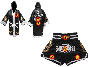 Customize Muay Thai Gown and Muay Thai Short Set : Set-Robe