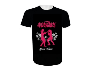 Custom Name Muay Thai T-Shirt : KNTSHCUSTWO-001