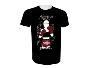 Custom Name Muay Thai T-Shirt : KNTSHCUSTWO-003