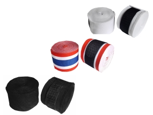 Value Set of 3 Elastic Boxing Handwraps for Muay Thai