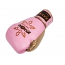 Kanong Pink Boxing Gloves : "Thai Power" Pink/Gold