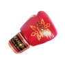 Kanong Muay Thai Boxing Gloves : "Thai Power" Red/Gold