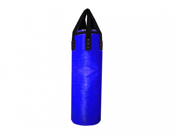 Custom Muay Thai Microfiber Heavy Bag (unfilled) : Blue 120 cm