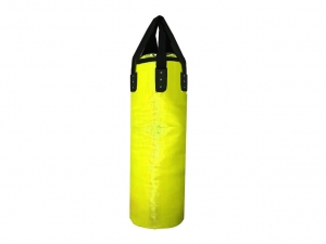 Custom Muay Thai Microfiber Heavy Bag (unfilled) : Yellow 120 cm
