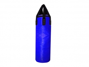 Custom Muay Thai Microfiber Heavy Bag (unfilled) : Blue 150 cm