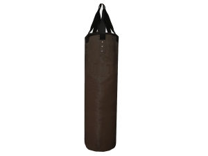 Custom Muay Thai Microfiber Heavy Bag (unfilled) : DarkBrown 180 cm