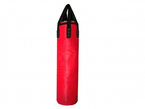 Custom Muay Thai Microfiber Heavy Bag (unfilled) : Red 180 cm