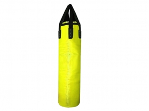 Custom Muay Thai Microfiber Heavy Bag (unfilled) : Yellow 180 cm