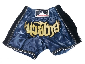 Lumpinee Kids Muay Thai Fight Shorts :  LUMRTO-003-Navy-K