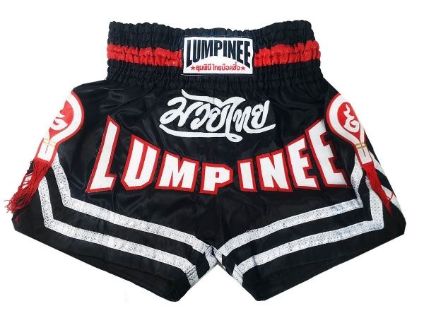 Lumpinee Muay Thai Shorts : LUM-036-Black