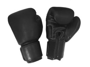 Kanong Muay Thai Kick Boxing Gloves : Black