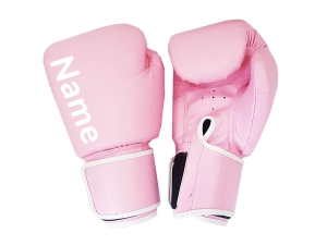 Custom your Design Pink Boxing Gloves : KNGCUST-014