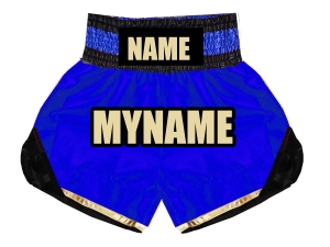 Custom Boxing Shorts : KNBSH-022-Blue