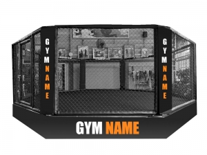 High quality Custom Logo MMA Cage size 6 x 6 m. 