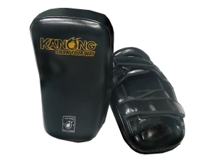 Kanong Kickboxing Muay Thai Pads : Black Curved