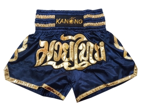 Kanong Kids Muay Thai Kick Boxing Shorts : KNS-121-Navy