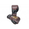Kanong Real Leather Boxing Gloves : Brown/Black