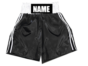 Customize Boxing Shorts : KNBSH-026-Black