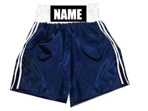 Customize Boxing Shorts : KNBSH-026-Navy