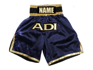 Design Boxing Shorts with Name : KNBXCUST-2036-navy