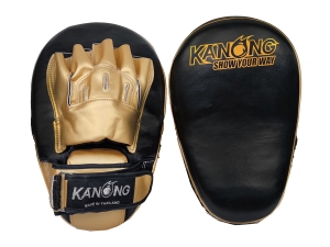 Kanong Long/Wide Training Punch Pads : Black/Gold