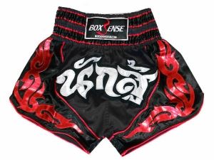 Boxsense Muay Thai Shorts : BXS-063-Black