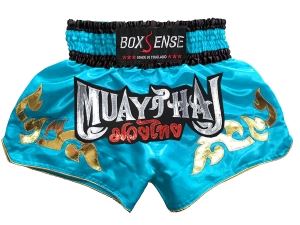 Boxsense Muay Thai Shorts : BXS-092-Skyblue