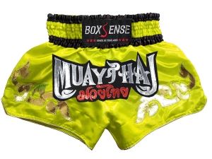 Boxsense Muay Thai Shorts : BXS-092-Yellow