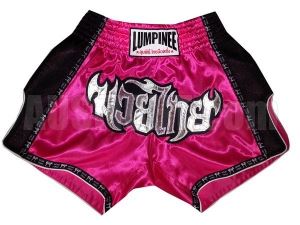 Lumpinee Retro Muay Thai Shorts : LUMRTO-003-Rose