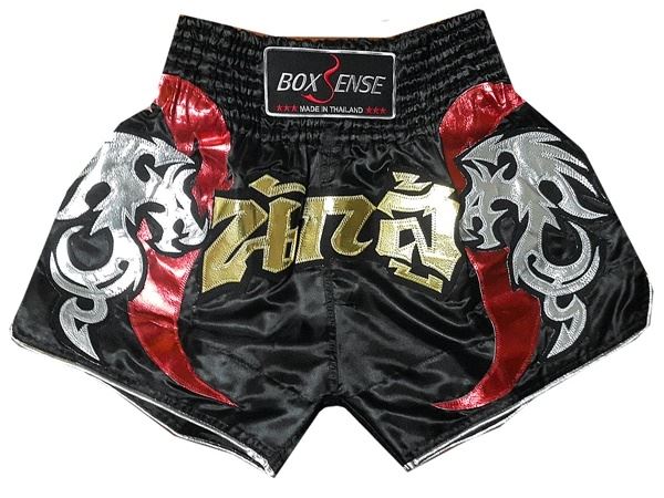 Boxsense Muay Thai Shorts : BXS-005-Black