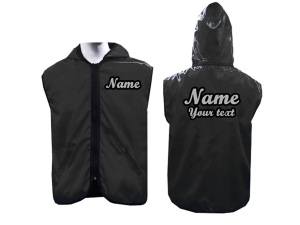 Kanong Custom Boxing Hoodies / Walk in Hoodies : Black