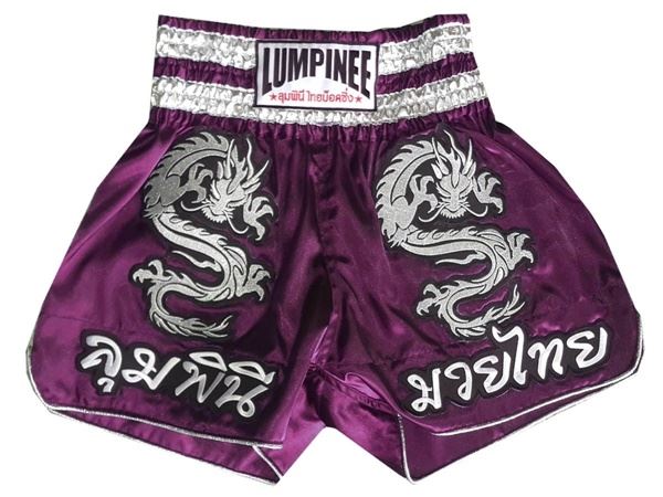 Lumpinee Muay Thai Shorts : LUM-38-Violet