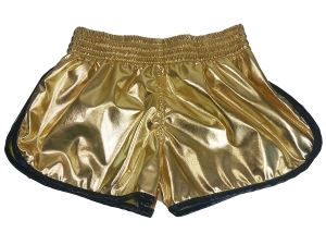 Kanong Women Muay Thai Boxing Shorts : KNSWO-401-Gold