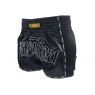 Kanong Retro Muay Thai Shorts : KNSRTO-206-Black